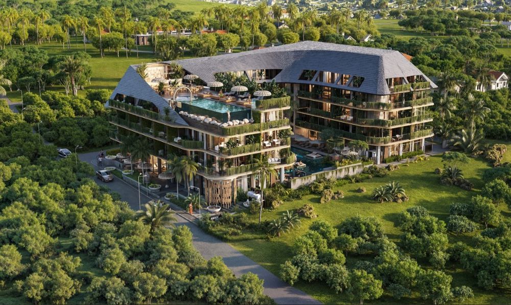 Апартаменты под управлением Wyndham на первой линии пляжа Melasti,Бали