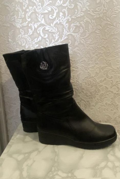 Чоботи зима еко-шкіра