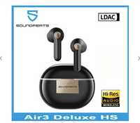 Новые блютуз наушники SoundPEATS Air3 Deluxe HS Black Bluetooth LDAC