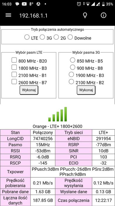 Antena LTE 5G ok 30db zysku