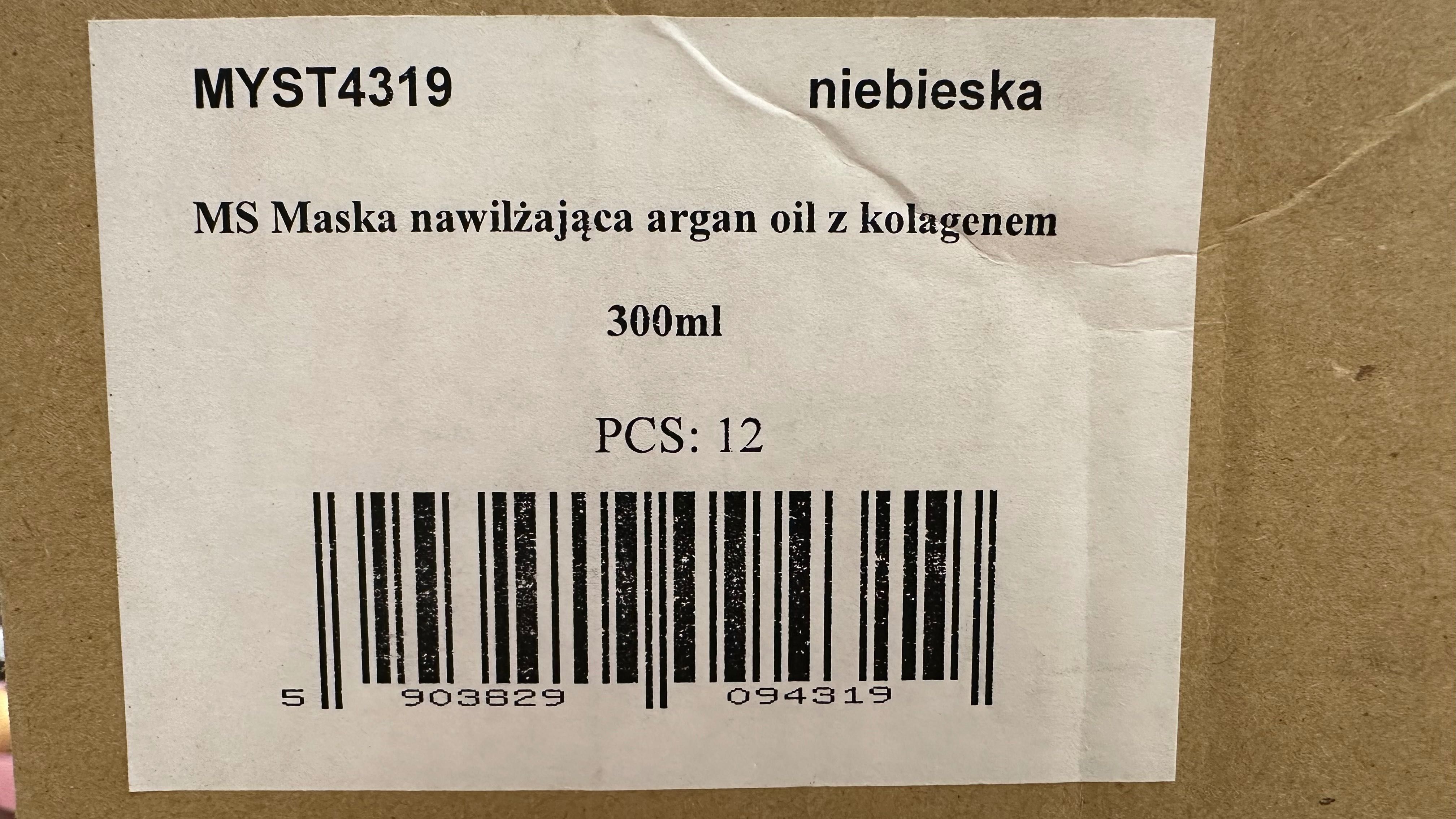 MS Maska nawilżająca argan oil z kolagenem