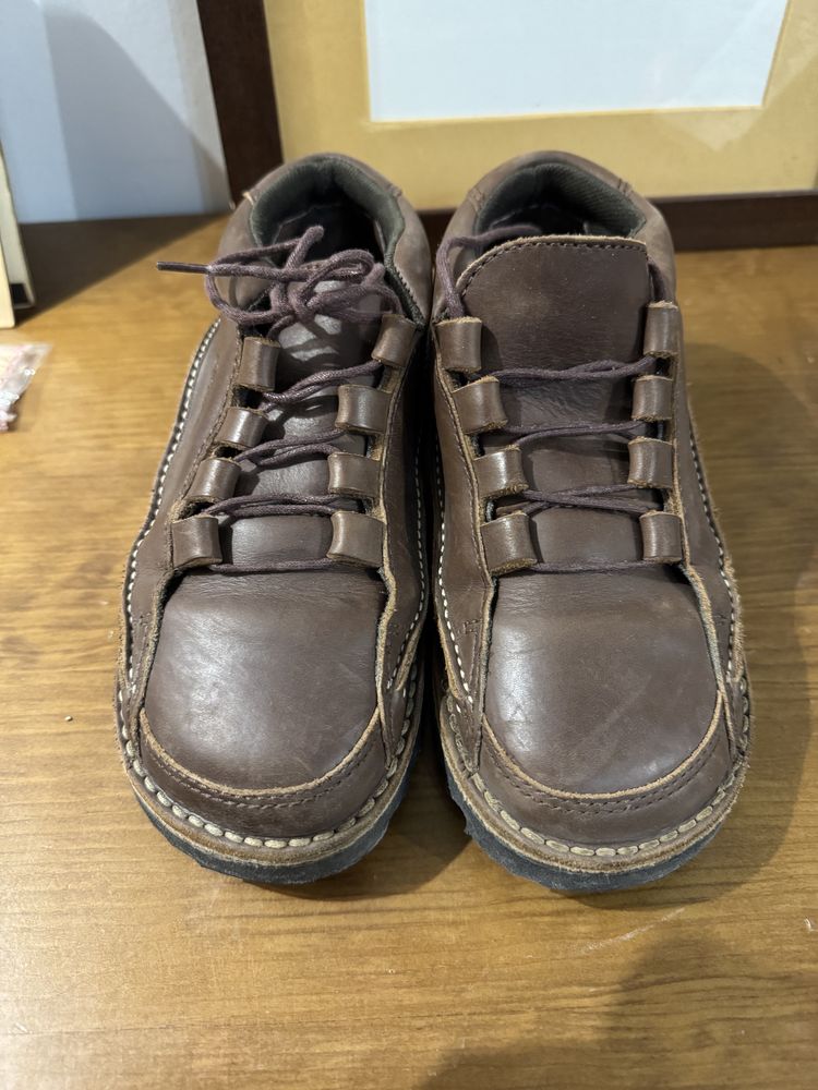 Sapatos em pele genuína - ecoway - tam. 37 unisexo