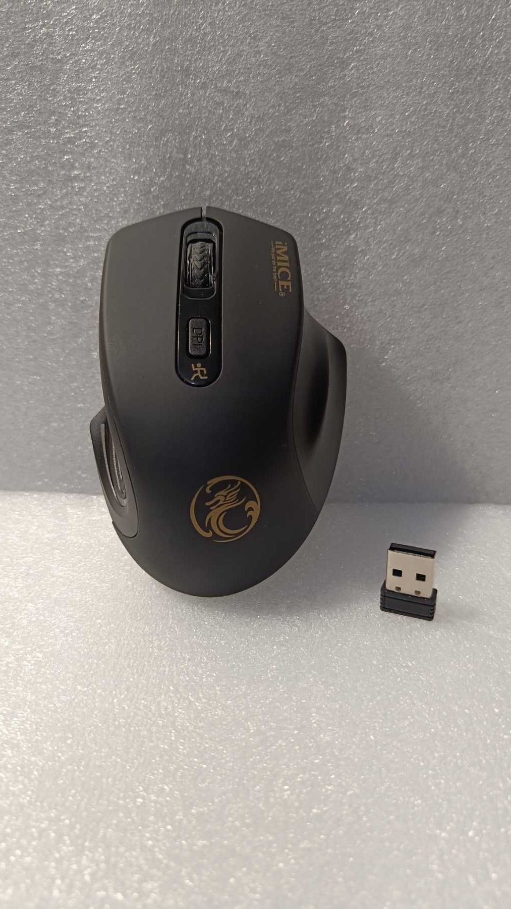 Бесшумная беспроводная мышь USB  игровая ЮСБ мышка