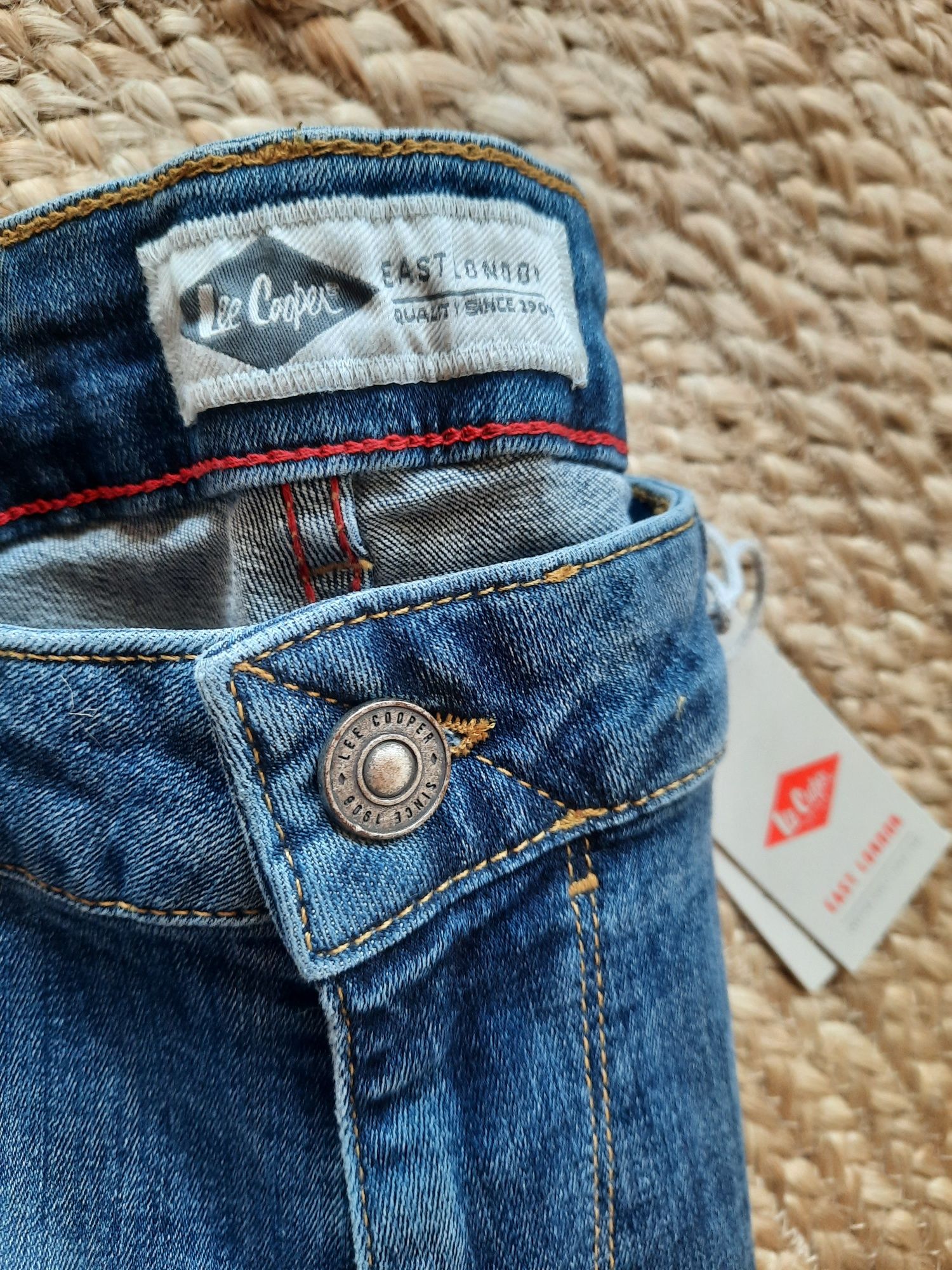 Spodnie jeansowe Lee Cooper 33x32 prosta nogawka.