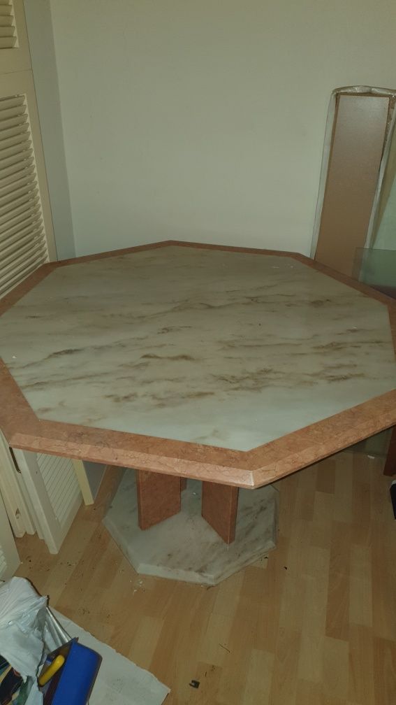 Mesa jantar em  mármore