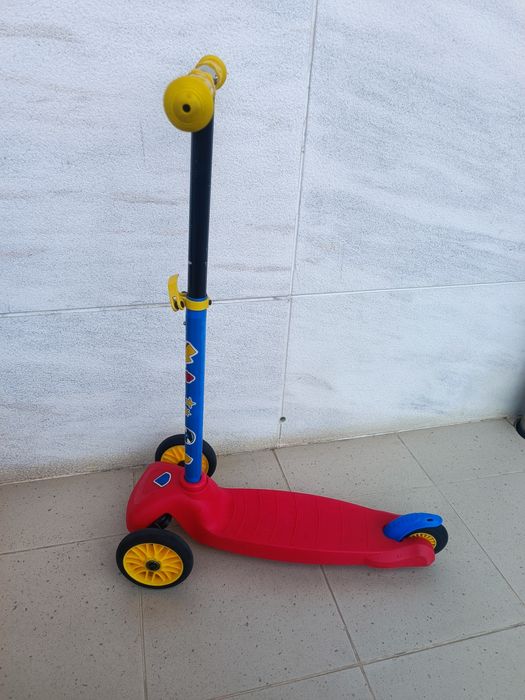 Trotinete criança três rodas