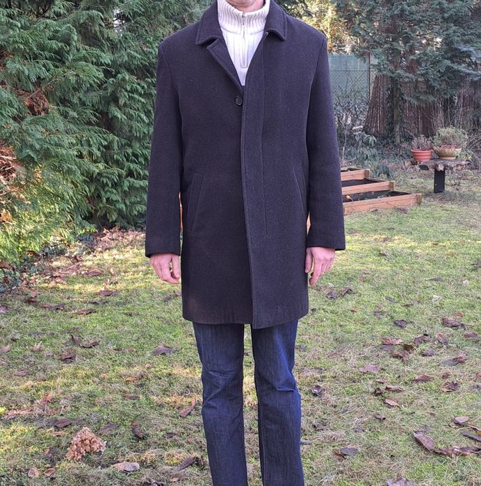 Płaszcz męski firmy Rom czarny XXL nowy