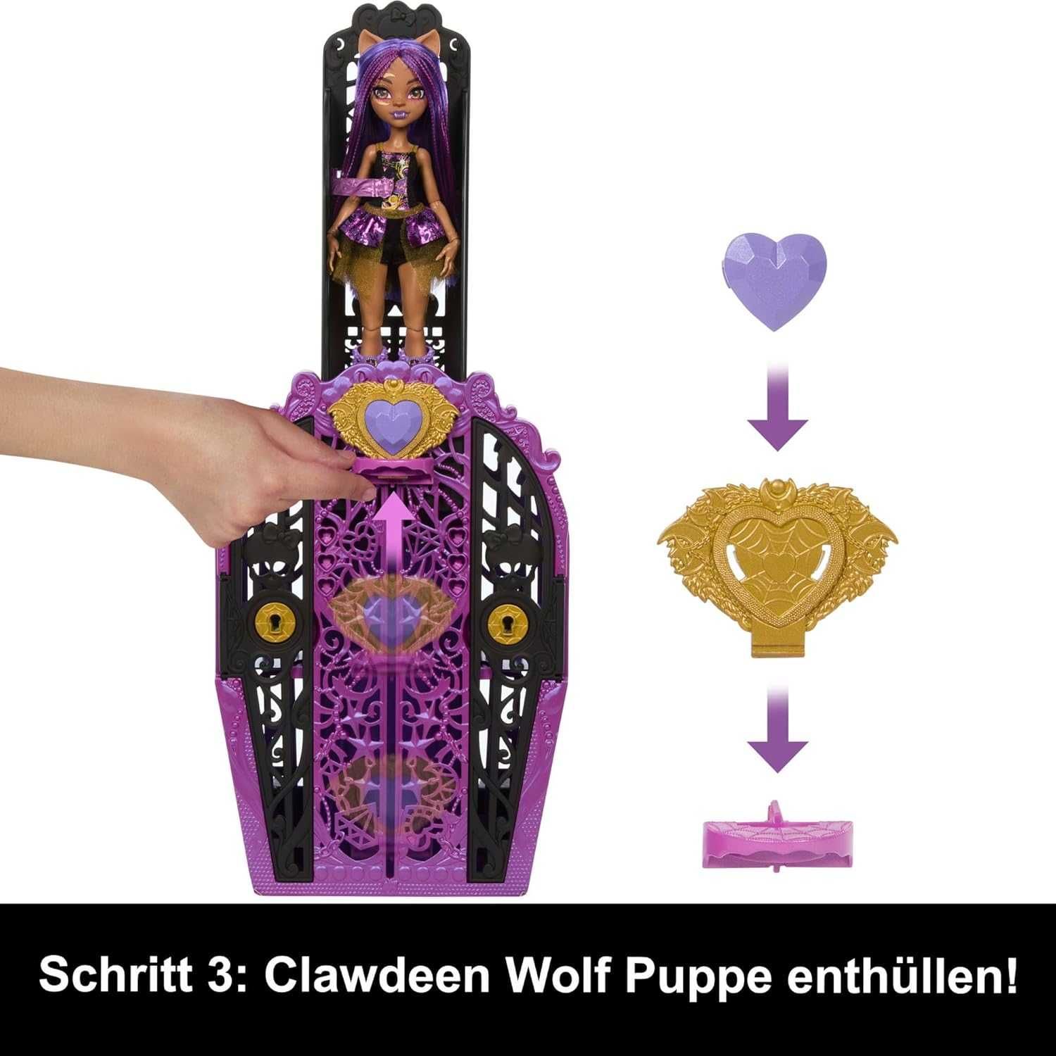 Лялька Монстер Хай Клодін Вульф HXH85 Monster High Таємниці монстрів