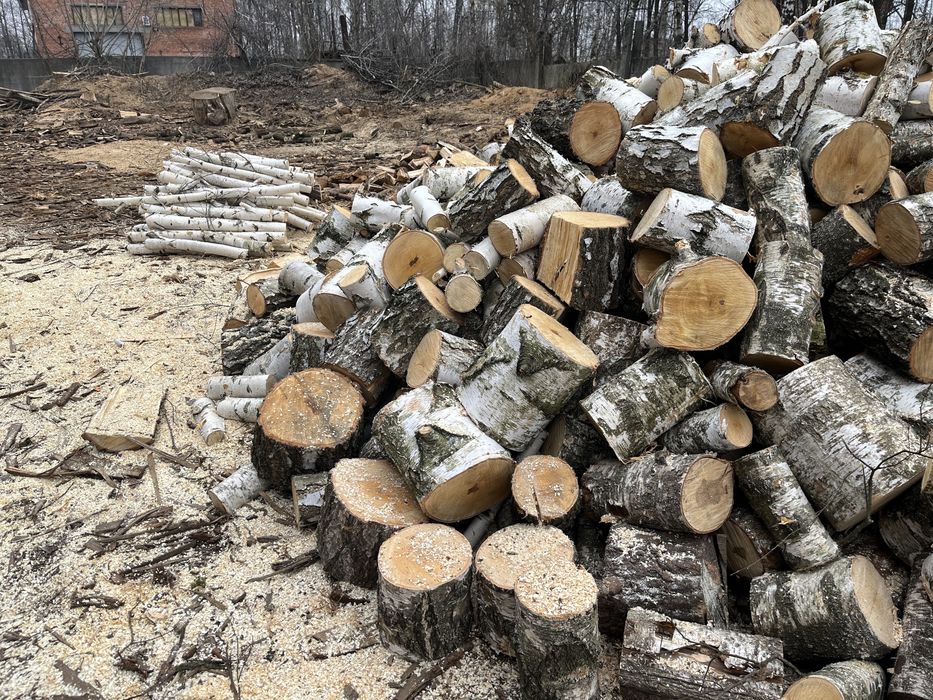 Колоті ДРОВА з безкоштовною доставкою недорого дрова колотые