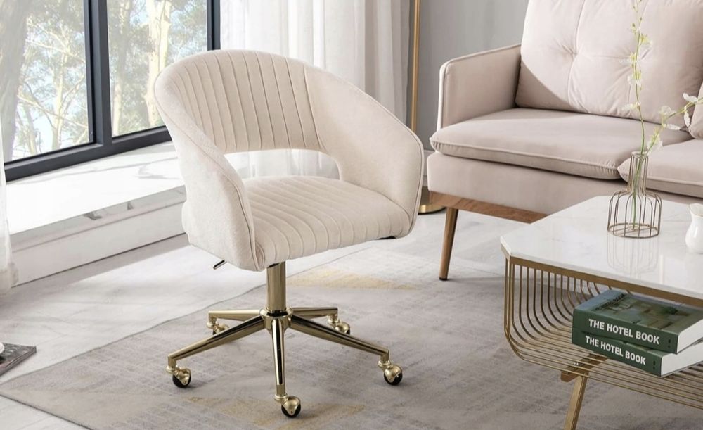 Fotel Biurowy do Komputera Biurka Kosmetyczne Toaletka Obrotowe Krzesł