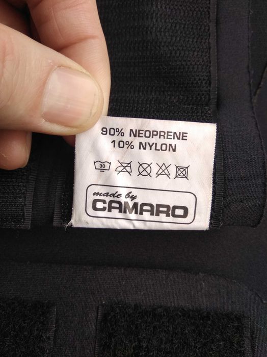 Мотопояс Gericke Standard, мотоциклетный пояс неопреновый, размел L.