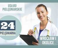 PIELĘGNIARKA 24, Usługi pielęgniarskie w domu pacjenta, Wrocław