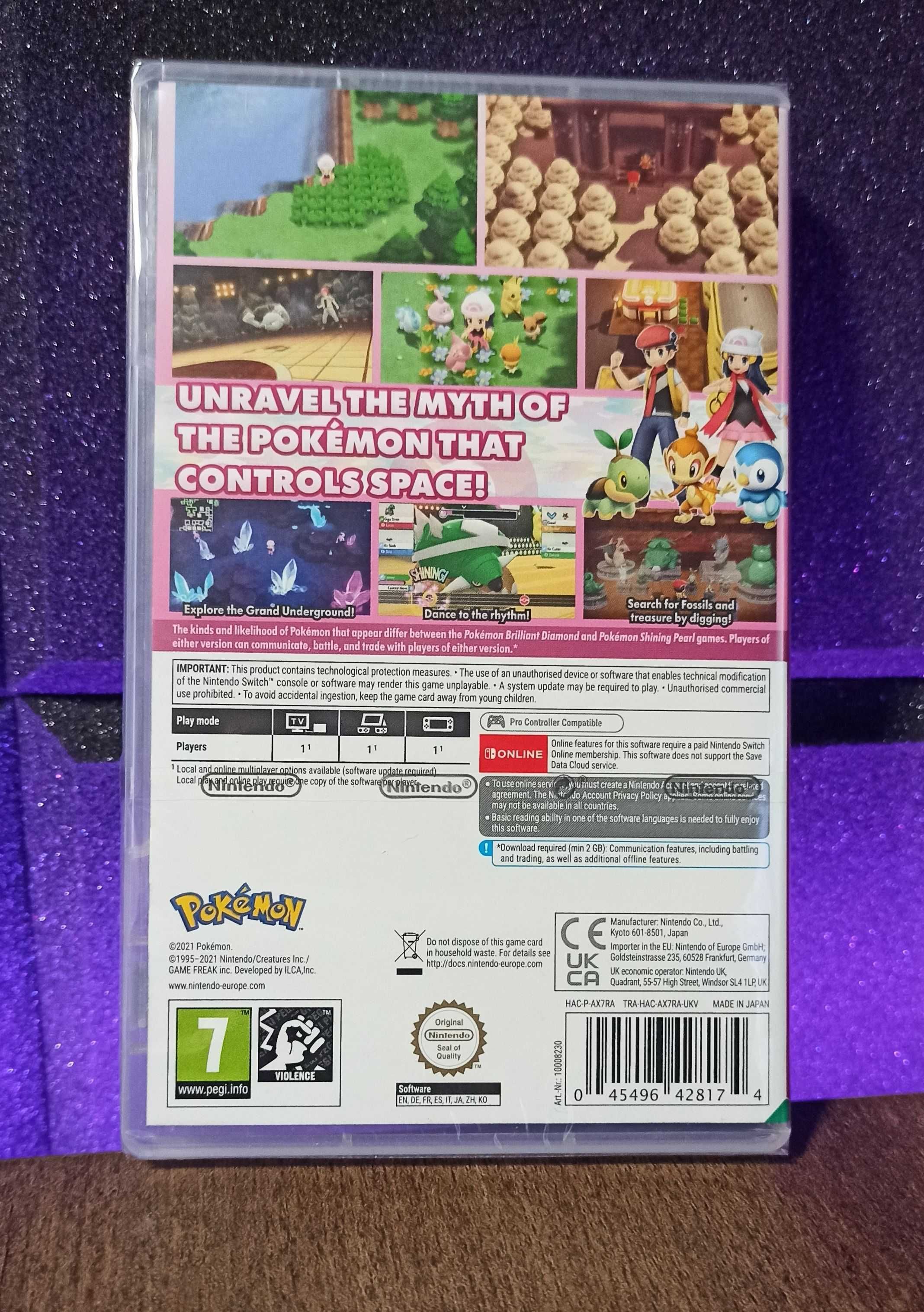 Pokemon: Shining Pearl Nintendo Switch - dla dzieci, Pokemony!