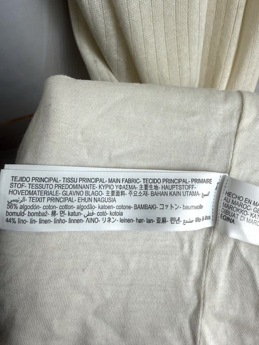 Sukienka lniana letnia Massimo Dutti