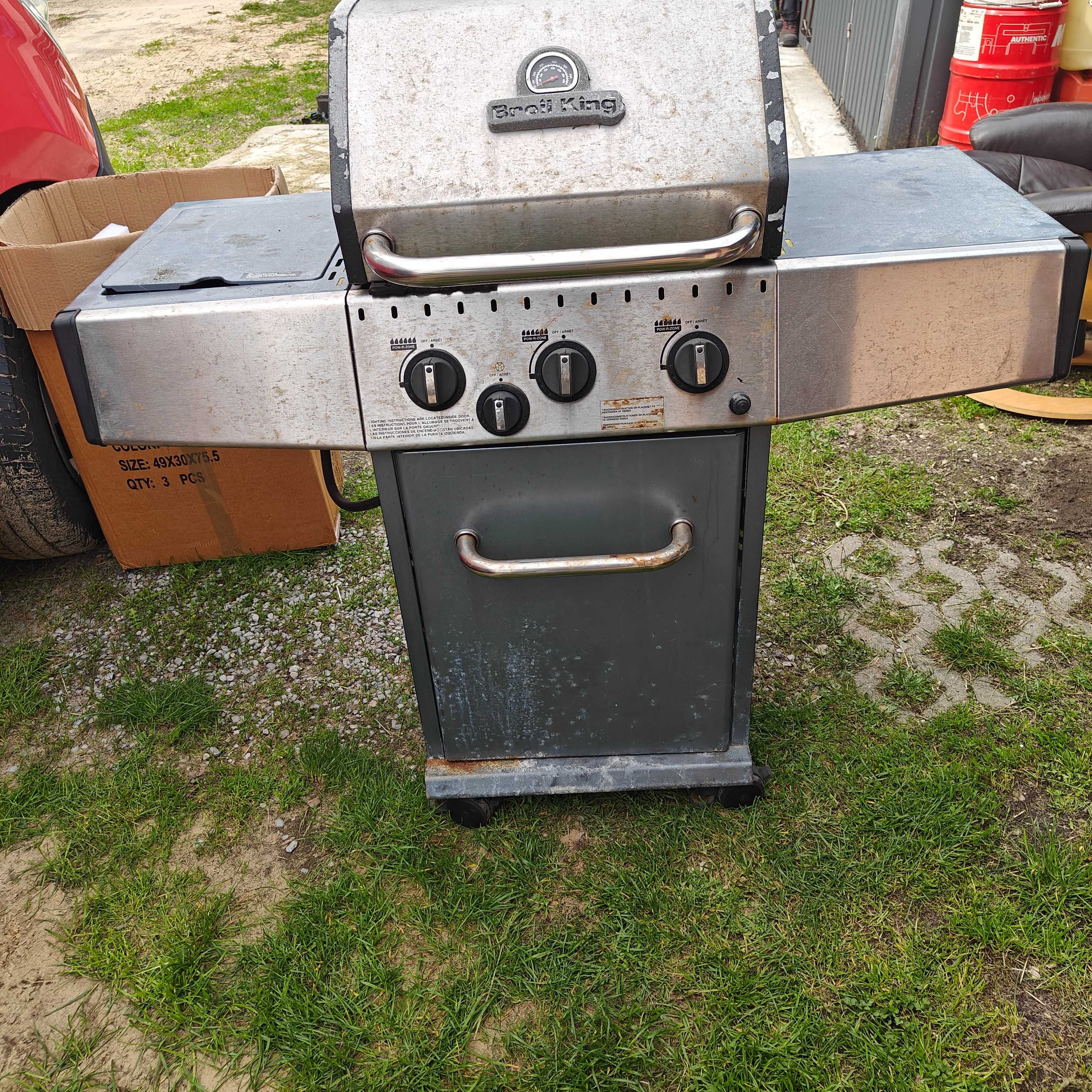 Grill gazowy Broil King palnik ruszt duży gaz  taras piknik