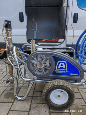 Agregat malarski GRACO AIRLESSCO HSS9950 ko węże pistolet do malowania