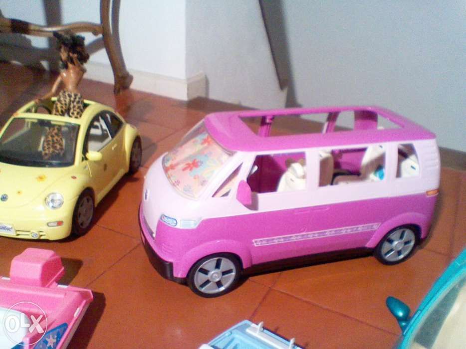 Coleção Barbie e Action Men/Ken (carros, acessórios, etc.)