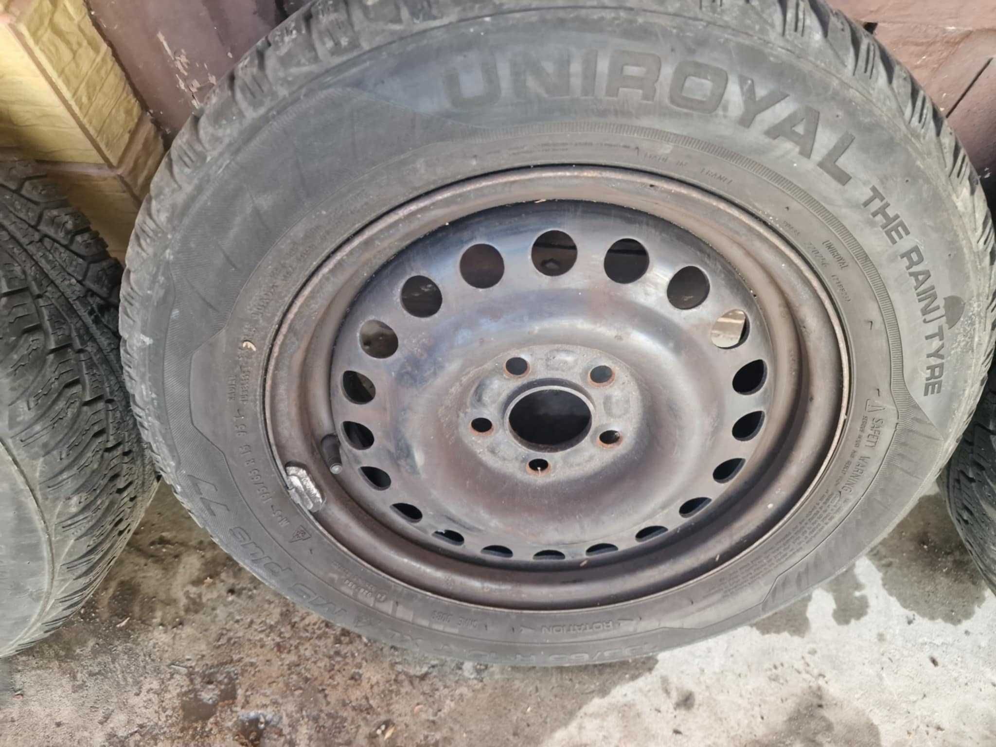 Koła Wielosezonowe 15 Citroen Peugeot Ford 5x108 63,4 ET 52 195/ 65/15