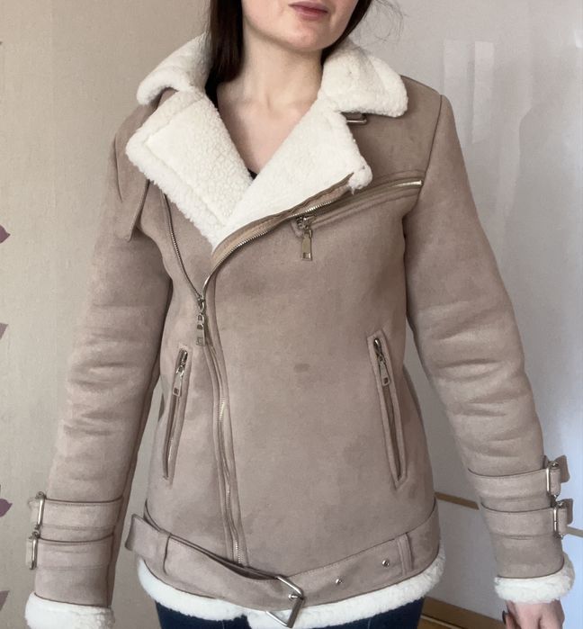 Дублянка авіатор бежева