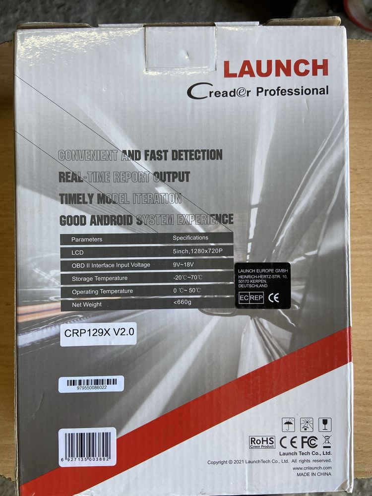 Автосканер Launch CRP129X V2.0