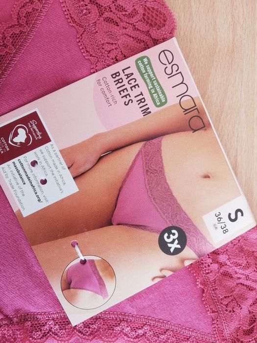 Figi z koronką nowe S