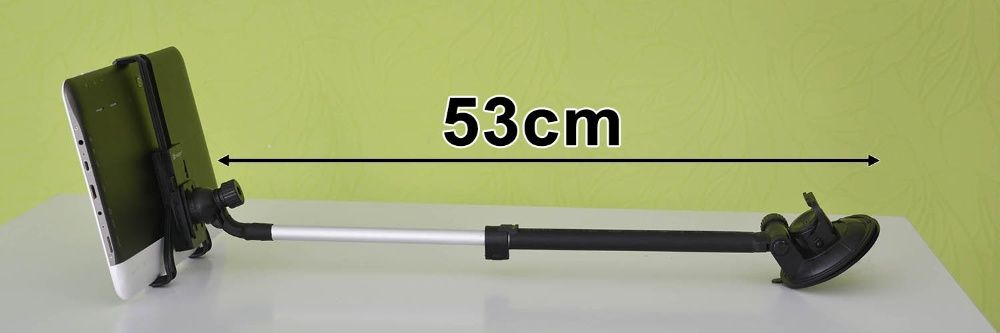 Uchwyt do szyby samochodowej z ramieniem TELESKOP 34-53cm na tablet