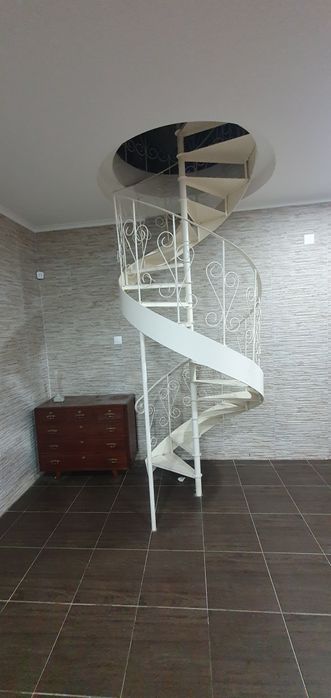 Escada de caracol em ferro