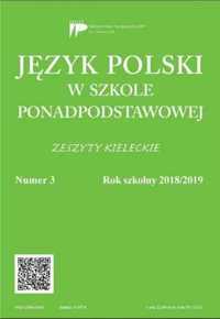 Język polski w szkole ponadpodst. nr 3 2018/2019 - praca zbiorowa