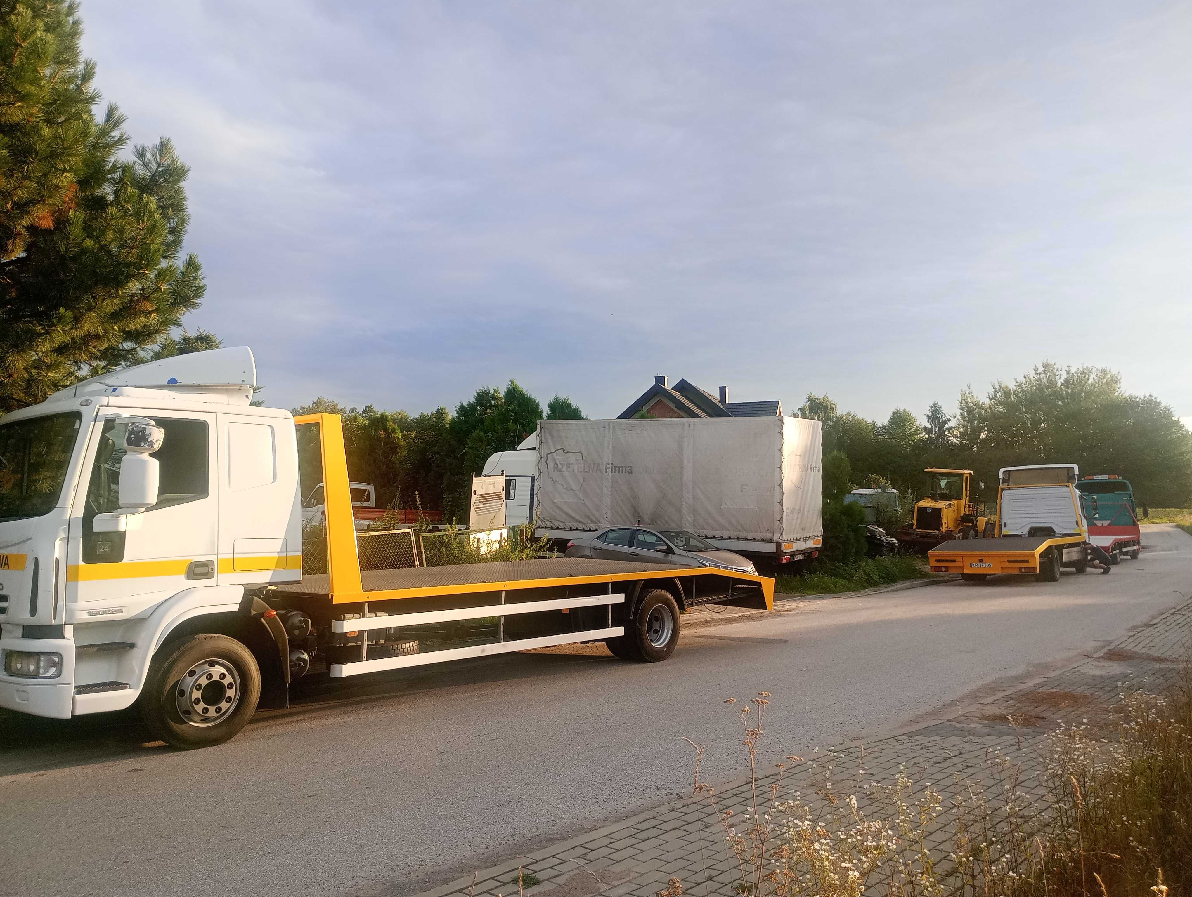 Nowa Zabudowa Laweta Autolaweta Iveco Eurocargo 160E25 DMC 16T Ład 10T