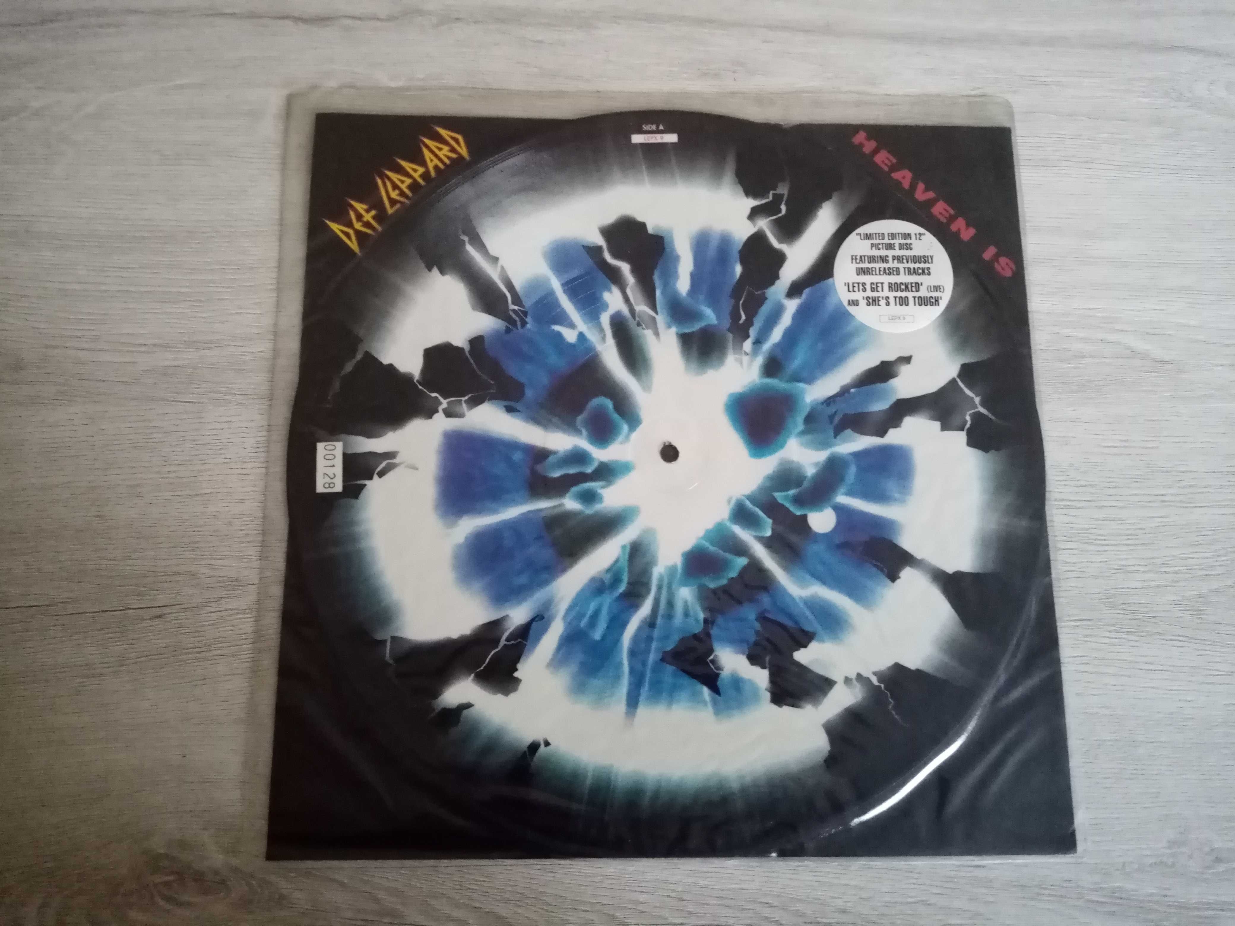 Def Leppard  Heaven Is WINYL (12'') EX/EX Picture Disc
