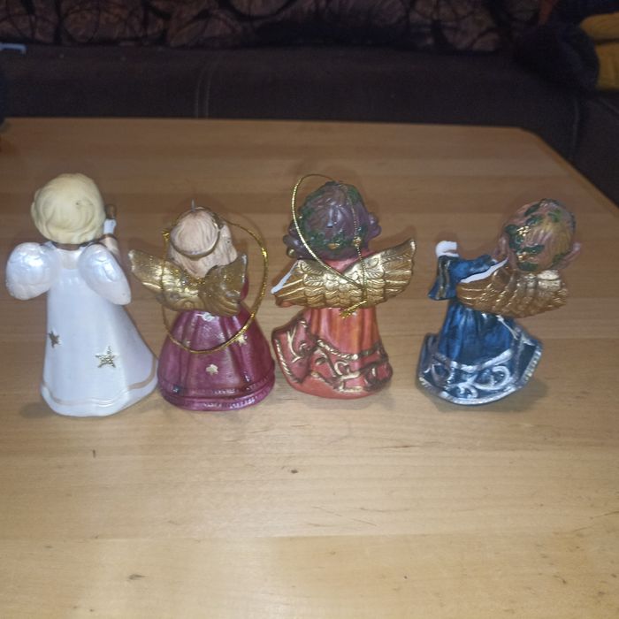 Figurki aniołków 4 szt