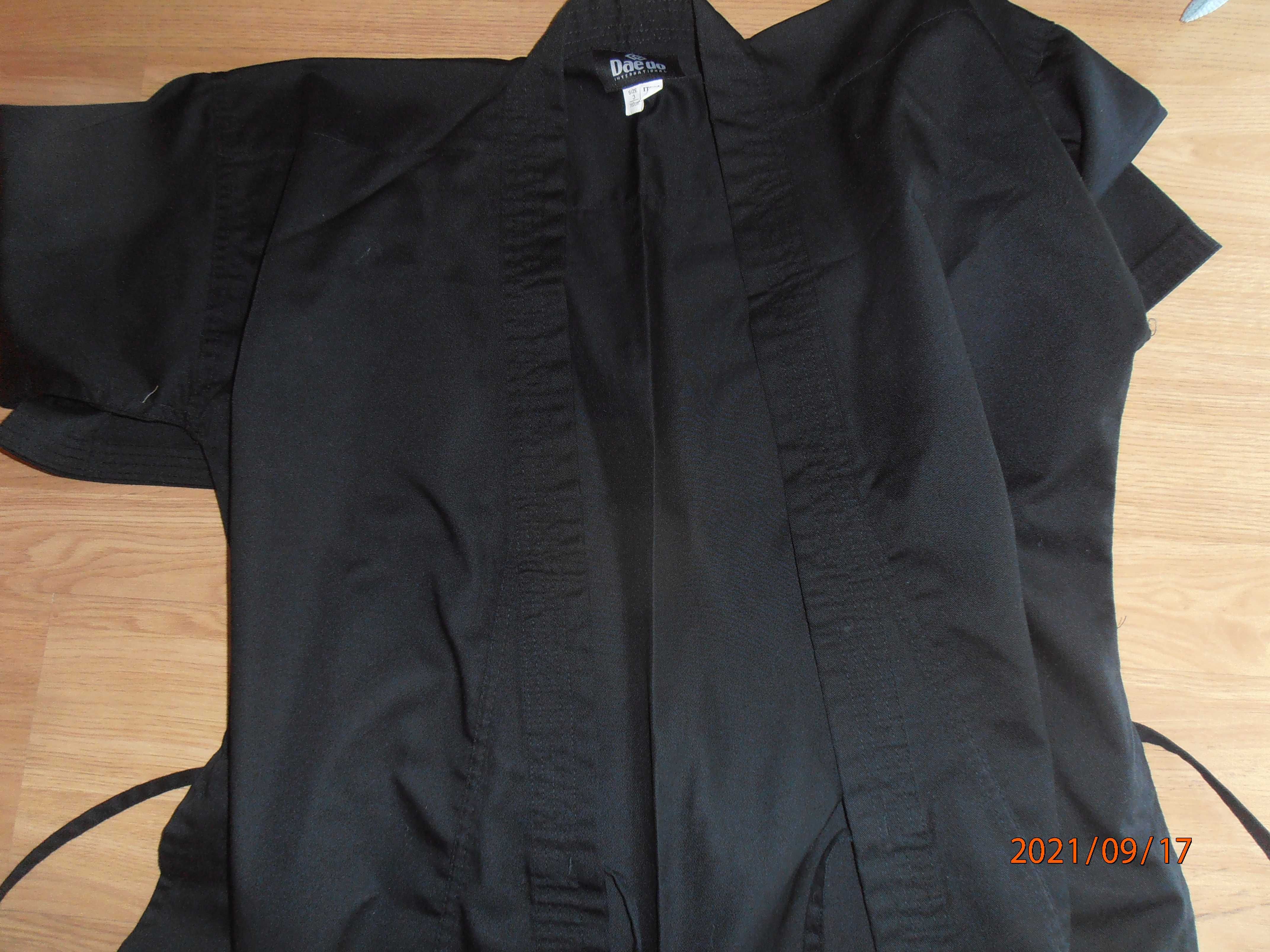 Fato Preto Karaté Kenpo size 3 (160cm)
