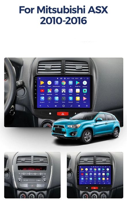 Radio nawigacja Mitsubishi ASX 2010=2016 Android 11 WiFi Bluetooth GPS