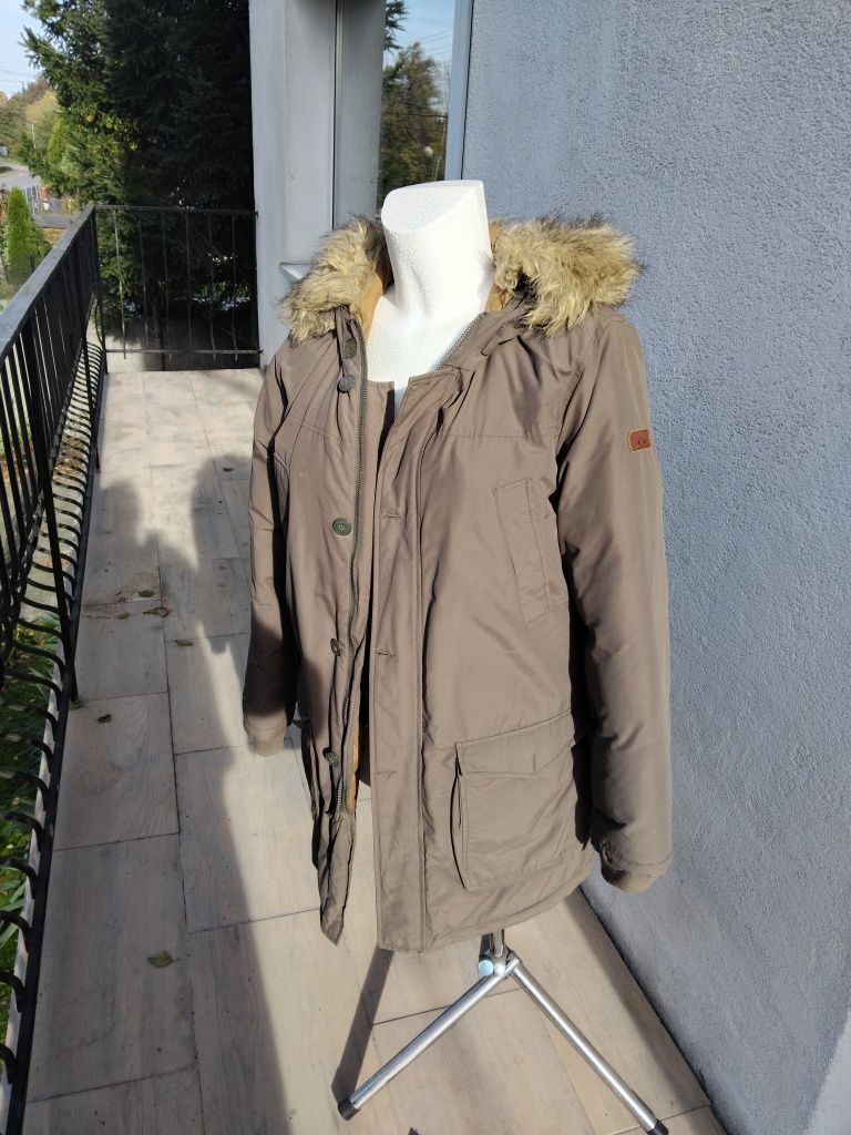 Kurtka zimowa brązowa Pepa Jeans rozmiar large