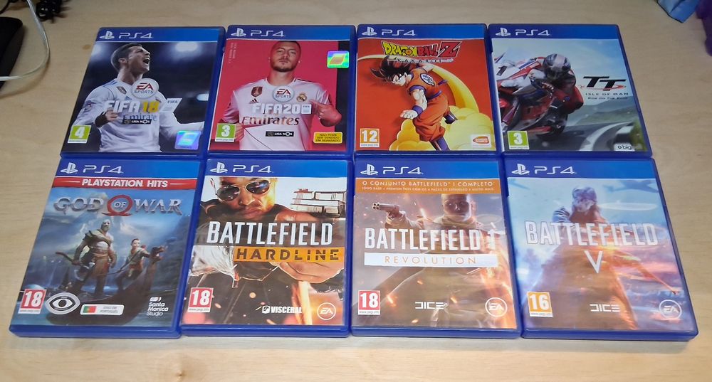 8 Jogos Playstation 4 (ps4) impecáveis