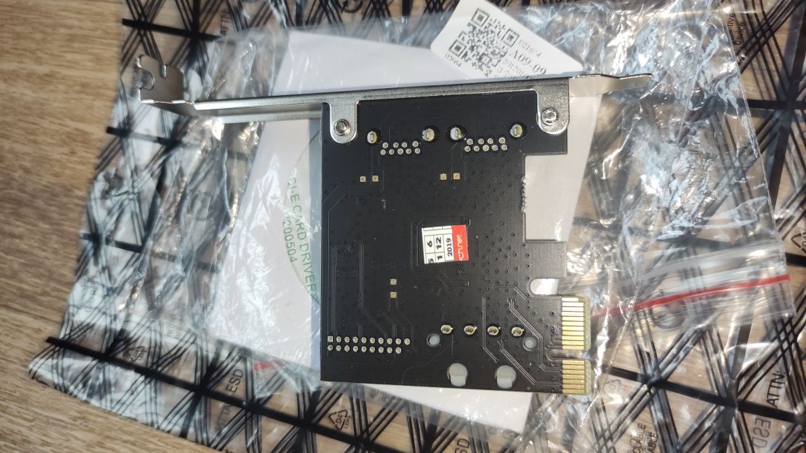 Плата расширения Frime PCI-E to USB3.0 (2 порта) +19pin VIA VL805