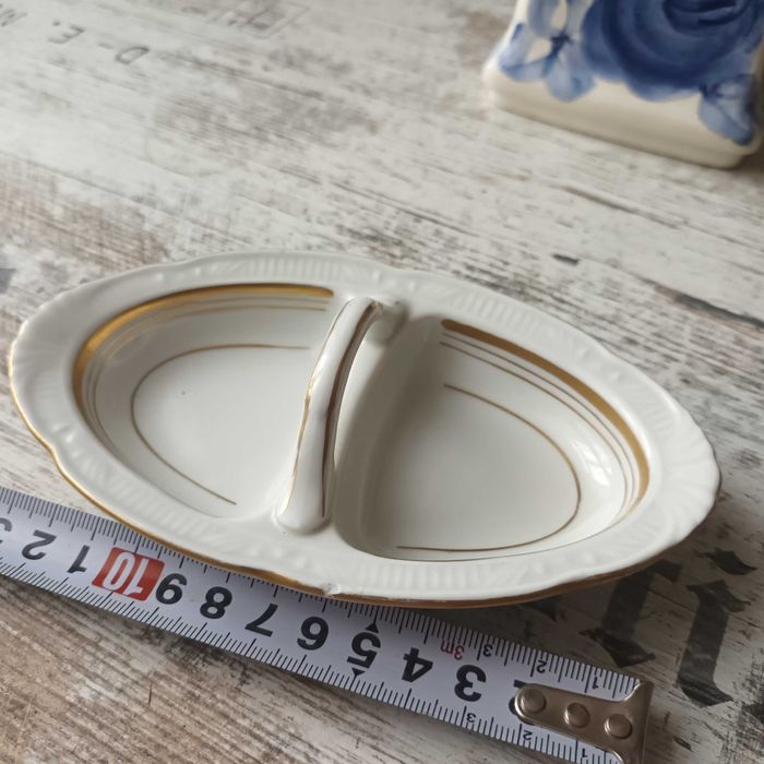 Вінтажна ваза, соусниця, ручна розпись.