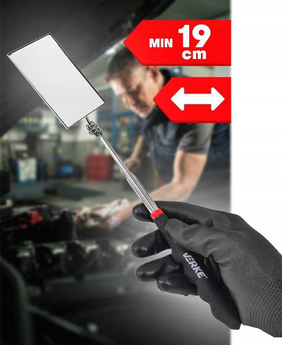 Lusterko teleskopowe inspekcyjne warsztatowe lustro kominiarz