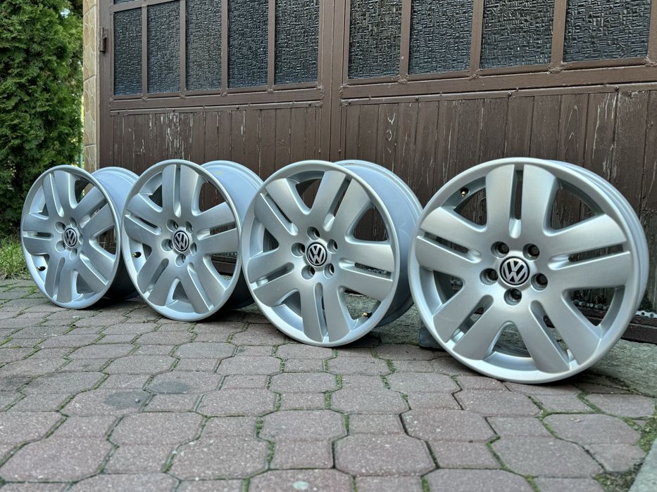 Alufelgi VW 5x100 16” 6,5J ET 43 golf/bora/polo/a3/beetle/ibiza/fabia