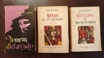 3 Livros de Fernando Namora - 1 livro 1ª Edição e 2 Assinados Autor