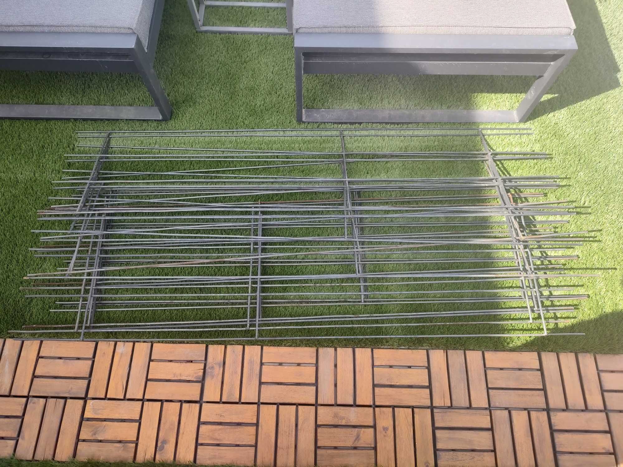 Krata Metalowa podpora na pnącza 12 sztuk 36 x 150 cm drabinka pergola