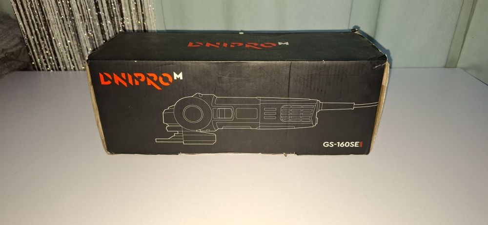 Болгарка Dnipro-m з регулятором швидкості GS-160SE