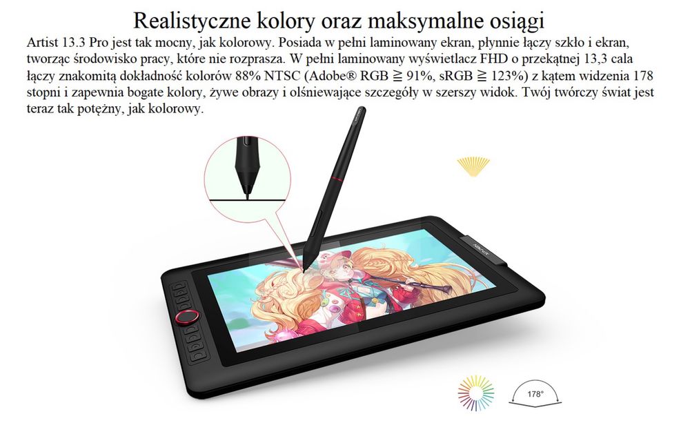 Tablet graficzny XP-PEN Artist 13.3 Pro