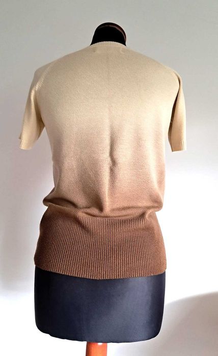 Sweterek bluzka vintage retro r. S/M 36/38 bawełna cotton dobry skład