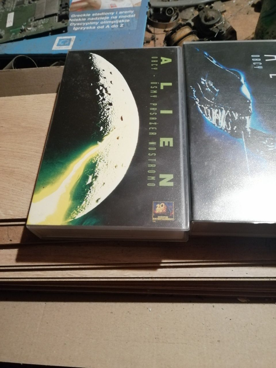 Zestaw VHS alien wszystkie części oryginalne opakowanie
