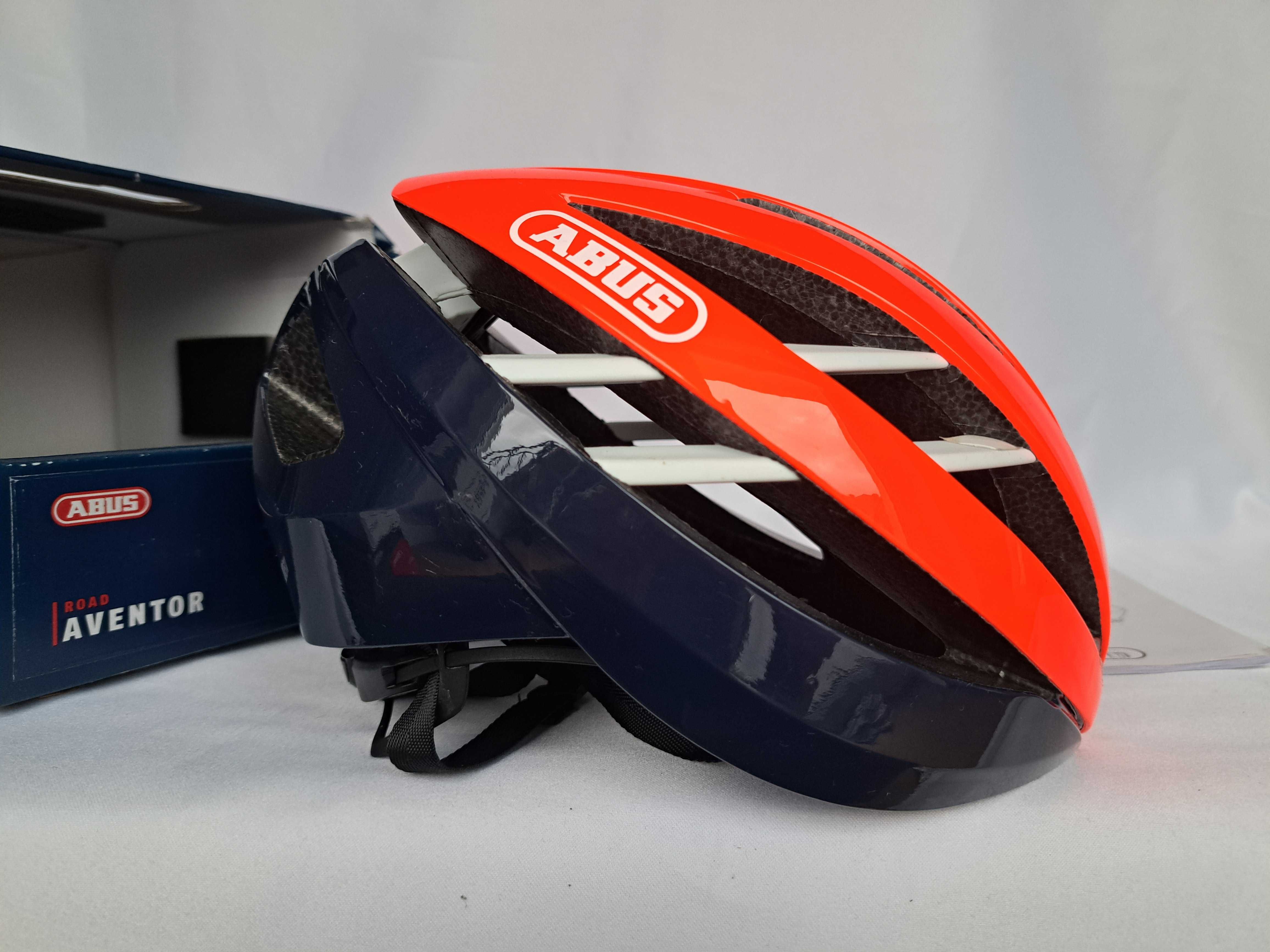 Kask rowerowy Abus Aventor Shrimp Orange S 51-55cm