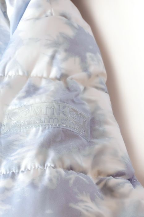 CALVIN KLEIN оригинал. Куртка зимняя холодная осень голубая XL