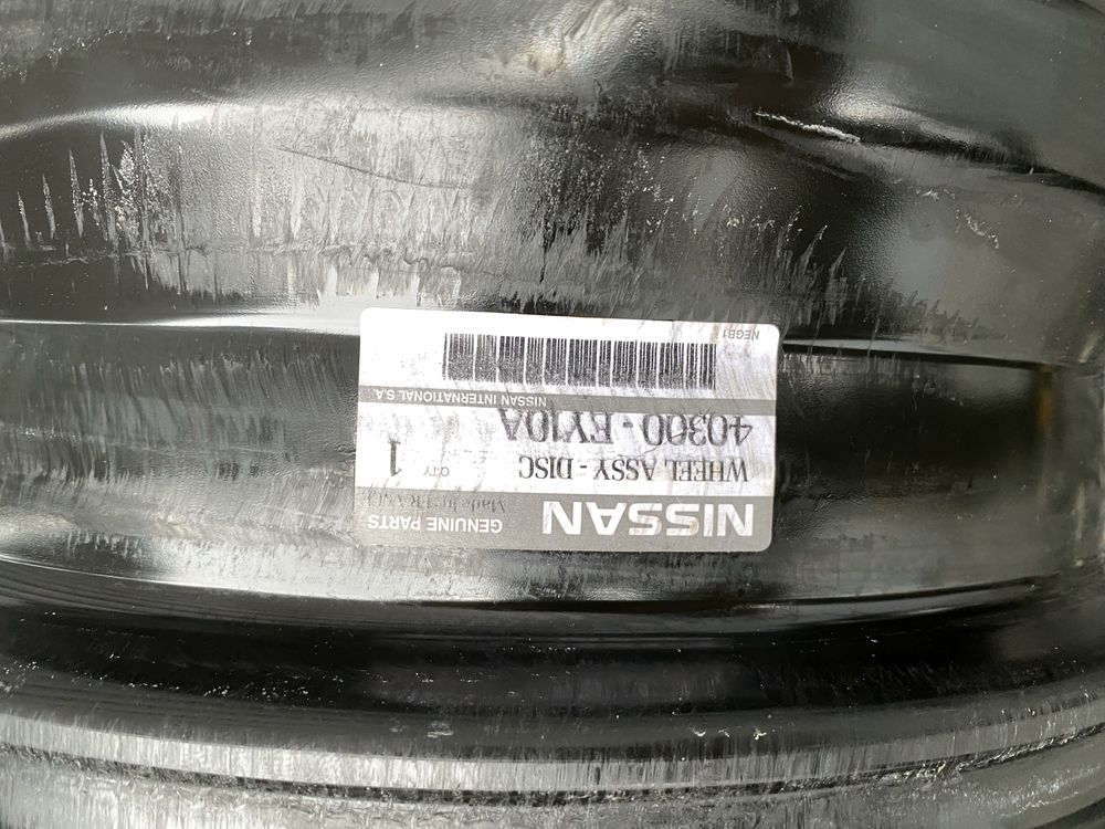 Диски металеві Nissan original 5/114,3 R16