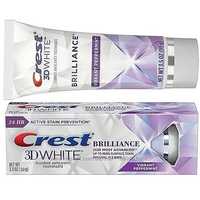 Crest 3D WHITE Brilliance 99g Отбеливающая бриллиант зубная паста-USA