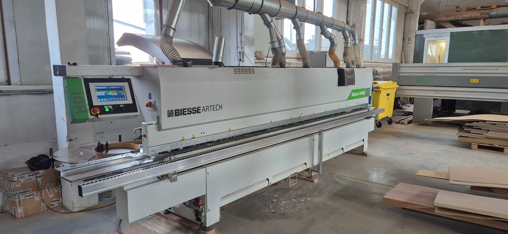 Okleiniarka Biesse Akron +N narzędzia + 2 piec+Agregat do nutowania